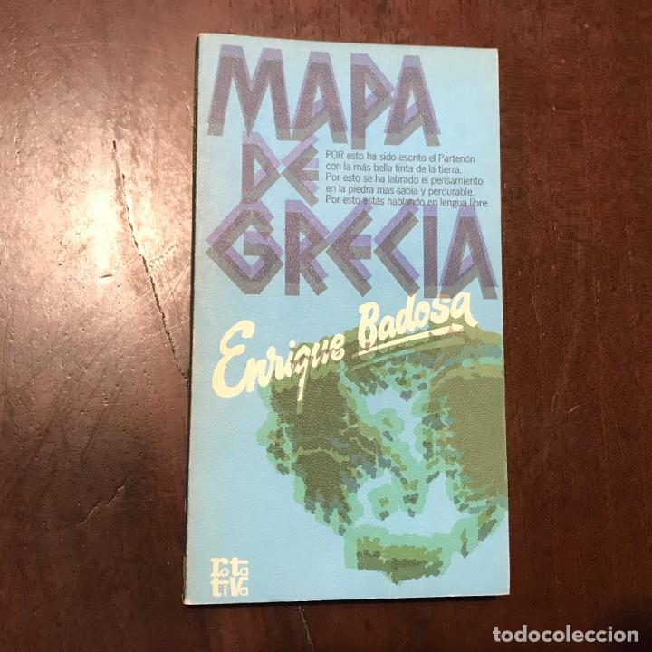 Libros: Mapa de Grecia - Enrique Badosa - Foto 1