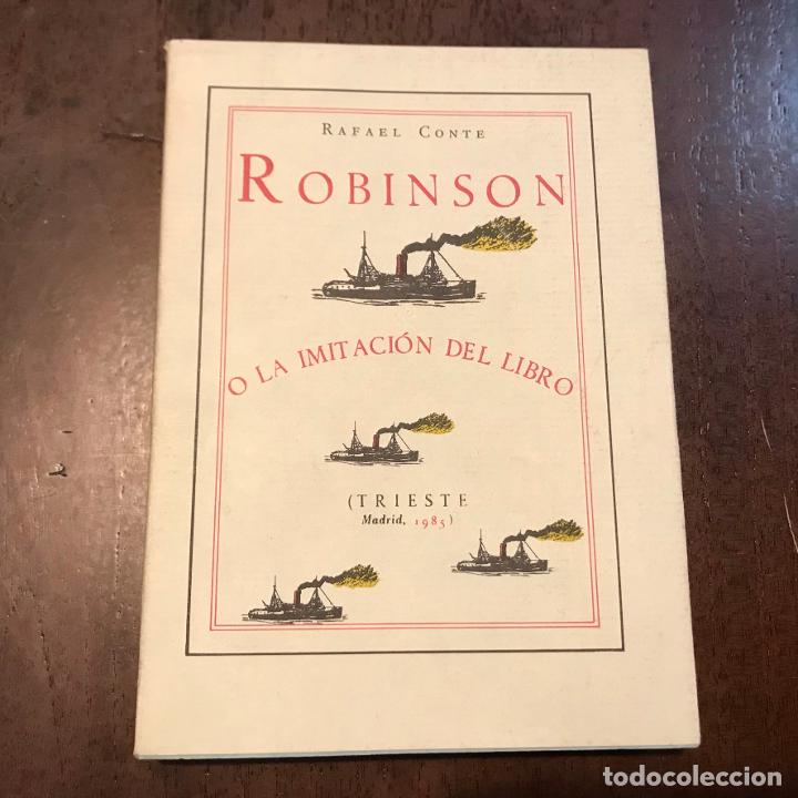 Libros: Robinson o la imitaci&oacute;n del libro - Rafael Conte - Foto 1