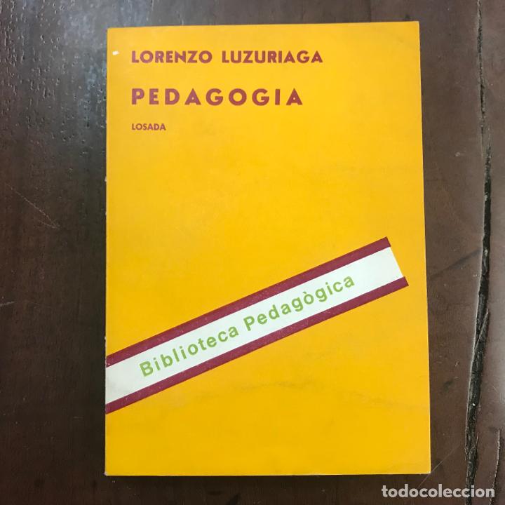 Libros: Pedagog&iacute;a - Lorenzo Luzuriaga - Foto 1