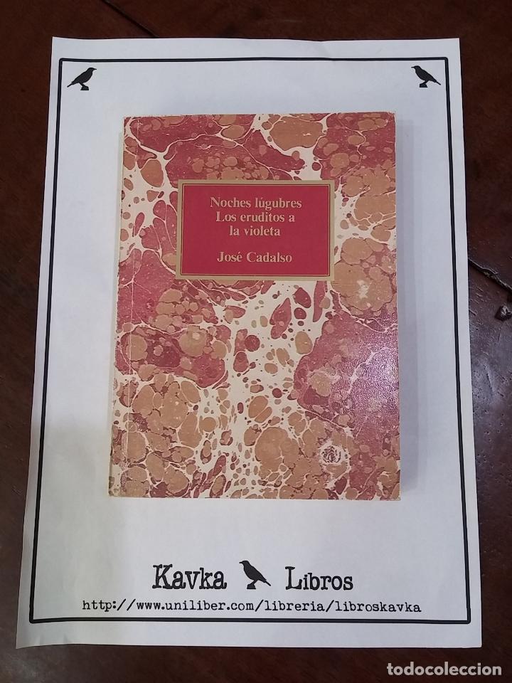 Libros: Noches l&uacute;gubres / Los eruditos a la violeta - Jos&eacute; Cadalso - Foto 1