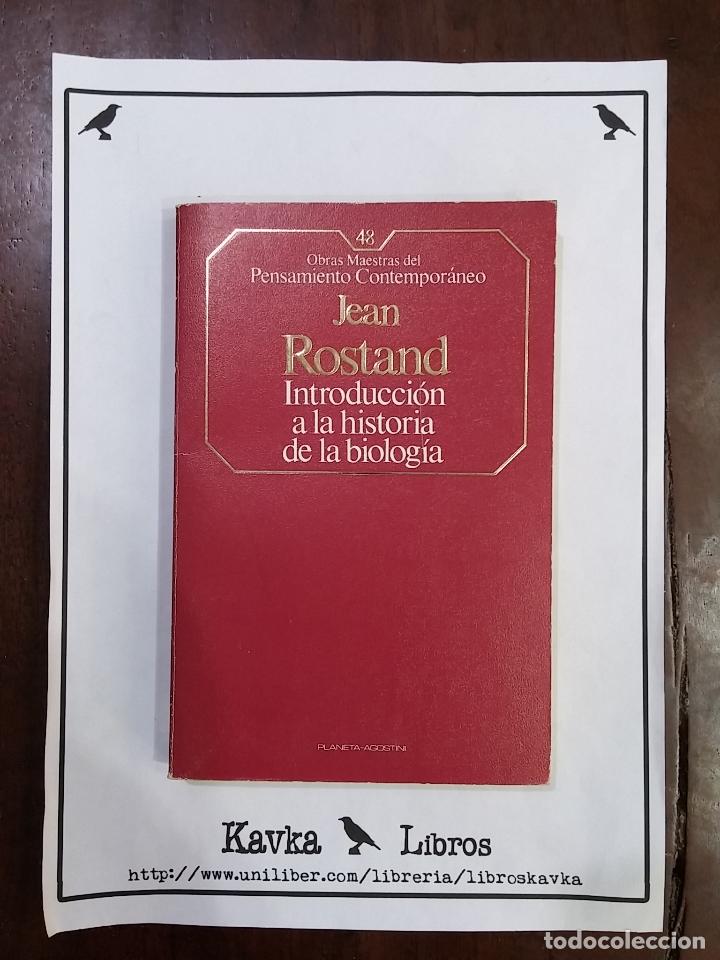 Libros: Introducci&oacute;n a la historia de la biolog&iacute;a - Jean Rostand - Foto 1