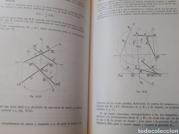 Libros: EJERCICIOS DE GEOMETRIA DESCRIPTIVA - IZQUIERDO ASENSI,F. - Foto 7
