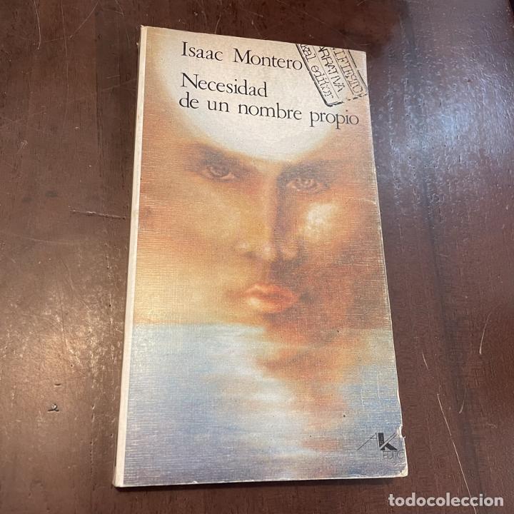 Libros: Necesidad de un nombre propio - Isaac Montero - Foto 1