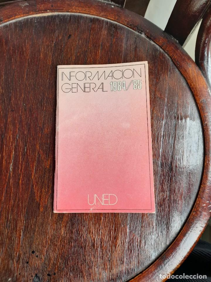 Libros: Informaci&oacute;n general UNED 1984-85 - Foto 1
