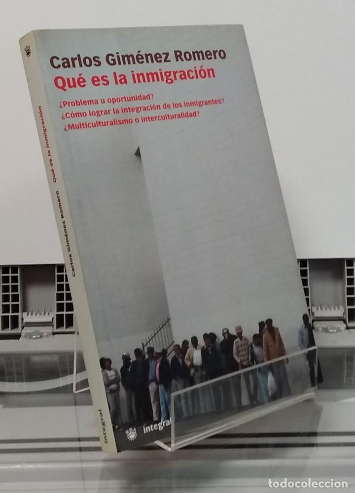 Libros: Qu&eacute; es la inmigraci&oacute;n - Carlos Gim&eacute;nez Romero - Foto 1