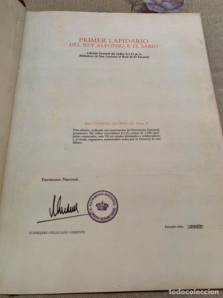 Libros: Primer lapidario del rey Alfonso X el Sabio. Edici&oacute;n facs&iacute;mil. - Foto 5