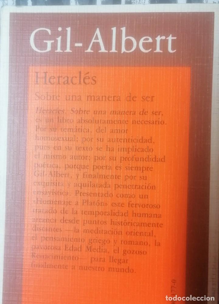 Libros: Gil-Albert, Heracl&eacute;s. solo una manera de ser, Akal, 1987 - Foto 3