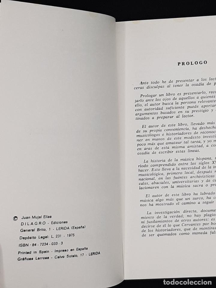 Libros: Lerida. Historia de la Musica - Foto 2