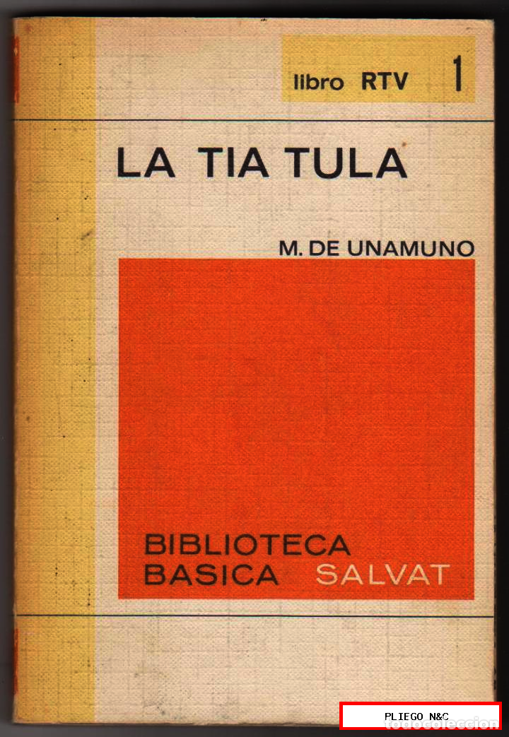 Libros: la t&iacute;a tula. M. De Unamuno. Salvat 1 - Foto 1