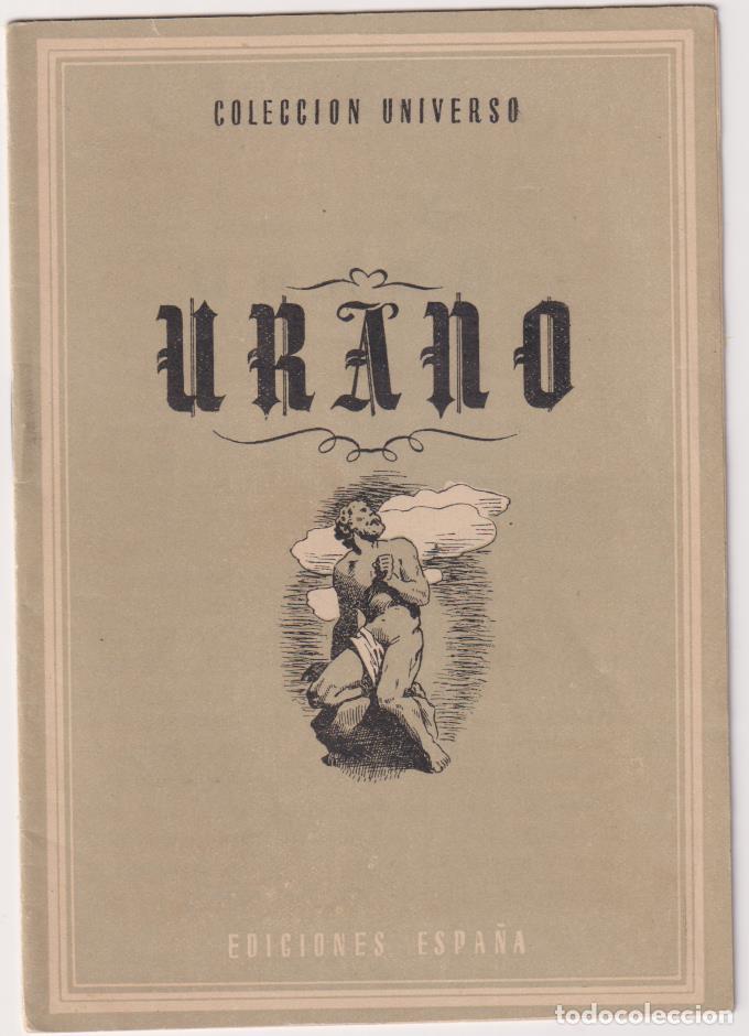 Libros: Colecci&oacute;n Universo. Universo. Ediciones Espa&ntilde;a 1940 - Foto 1