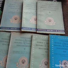 Libros: CEBRERIO BLANCO LUIS (INSTITUTO HISTÓRICO DE MARINA) - COLECCIÓN DE DIARIOS Y RELACIONES PARA LA HIS