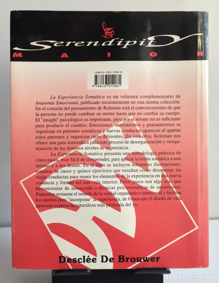 Libros: LA EXPERIENCIA SOM&Aacute;TICA. Stanley Keleman - Foto 2