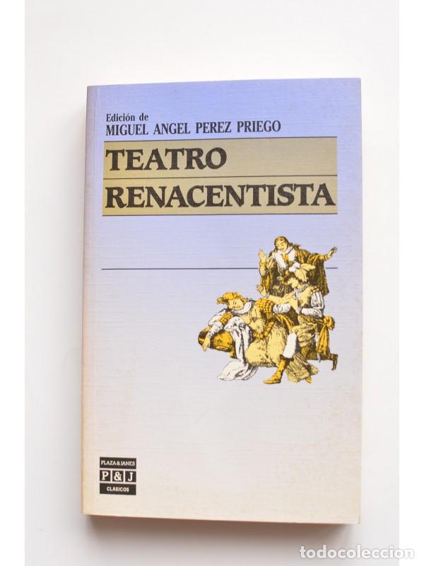 Libros: Teatro renacentista - AUTORES VARIOS - Foto 1