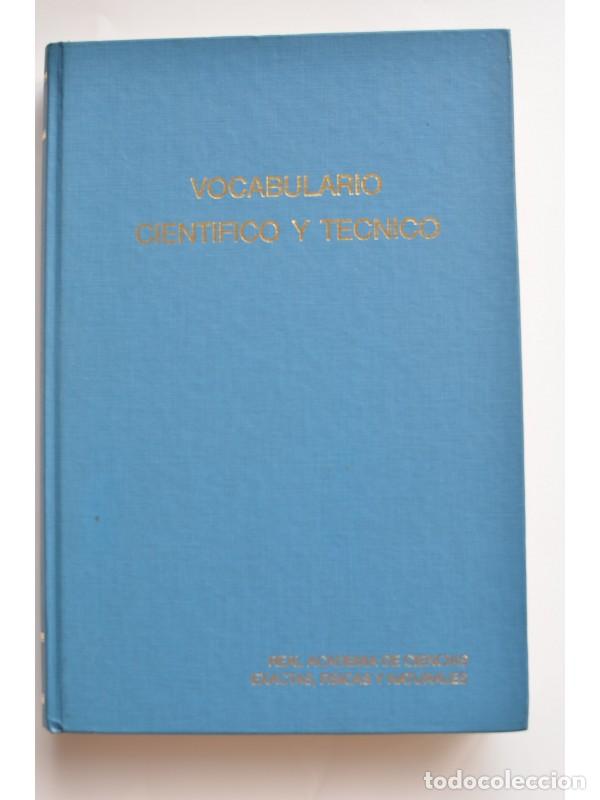 Libros: Vocabulario cient&iacute;fico y t&eacute;cnico - COMISI&Oacute;N DE TERMINOLOG&Iacute;A CIENT&Iacute;FICA&nbsp; - Foto 1