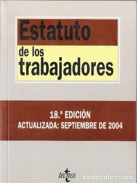 Libros: Estatuto de los trabajadores 2004. Editorial Tecnos - Foto 1