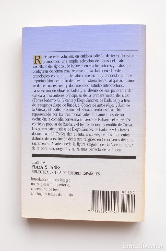 Libros: Teatro renacentista - AUTORES VARIOS - Foto 3