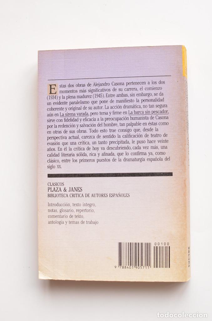 Libros: La sirena varada. La barca del pescador - CASONA, Alejandro - Foto 3
