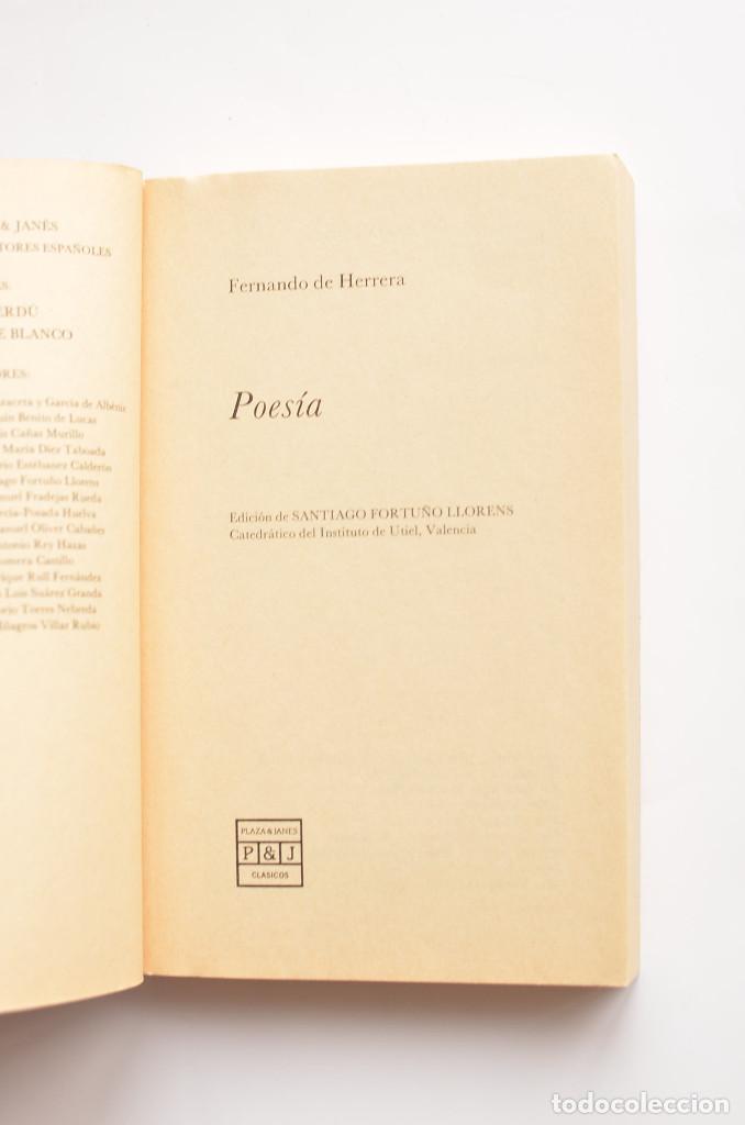 Libros: Fernando de Herrera. Poes&iacute;a - HERRERA, Fernando de - Foto 2