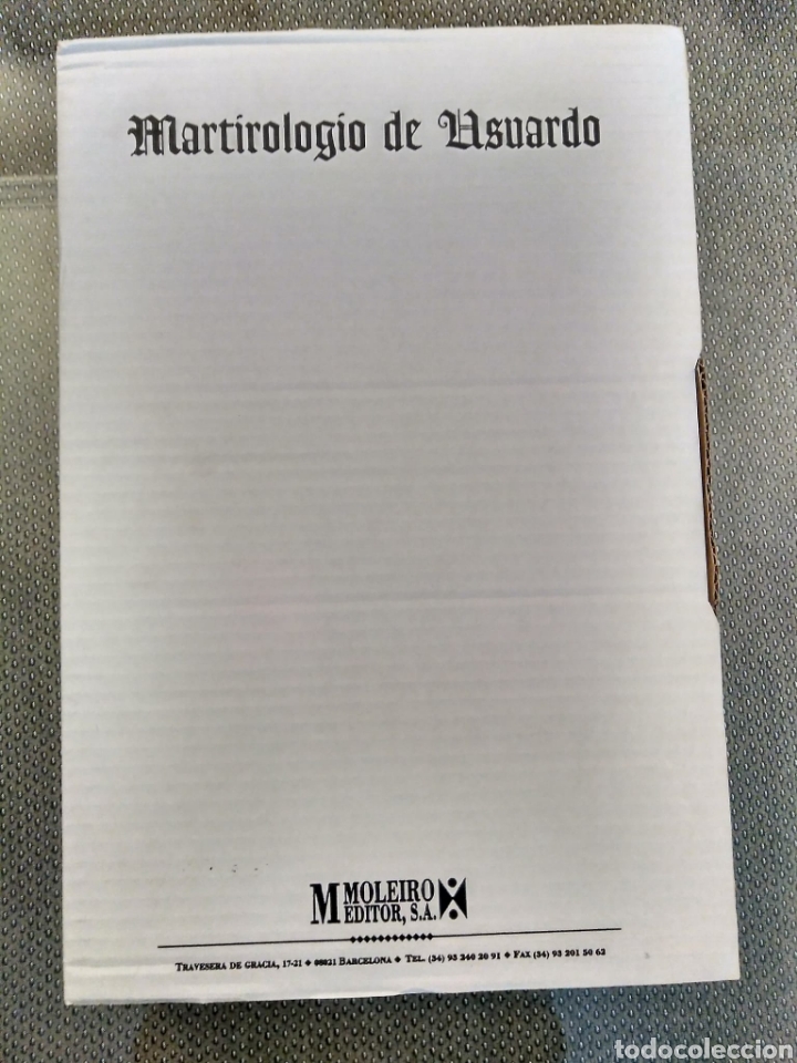 Libros: Martirologio de Usuardo. Libro estudio. Moleiro, 1998 - Foto 6