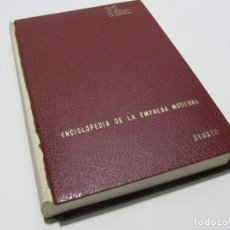 Libros: ENCICLOPEDIA DE LA EMPRESA MODERNA. 11 EL DERECHO Y LA EMPRESA. 1969. Lote 335347418