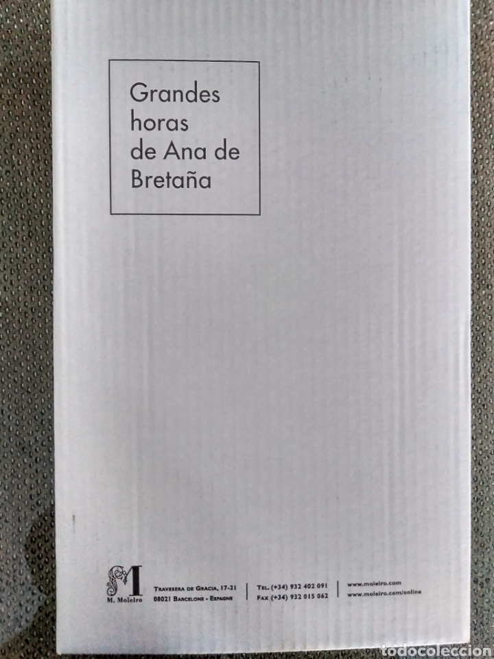 Libros: Grandes horas de Ana de Breta&ntilde;a. Libro de estudio. Moleiro, 2016. - Foto 6