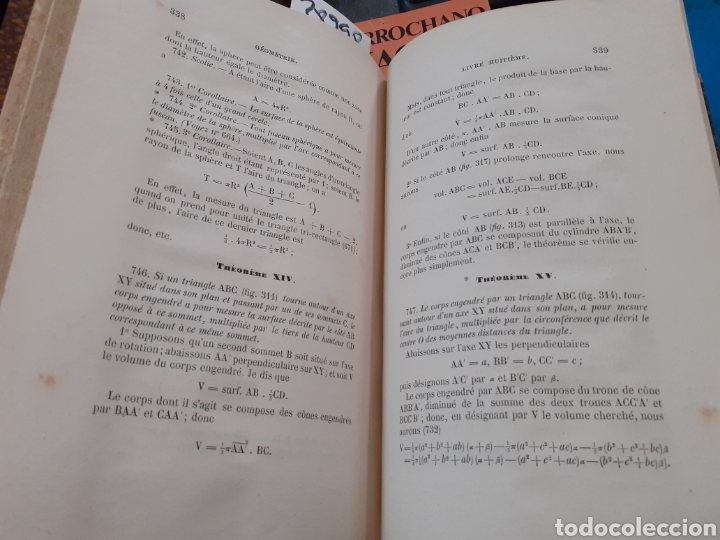 Libros: ELEMENTS DE GEOMETRIE. Matem&aacute;ticas . A&ntilde;o 1868 - CATALAN,Eugene - Foto 8