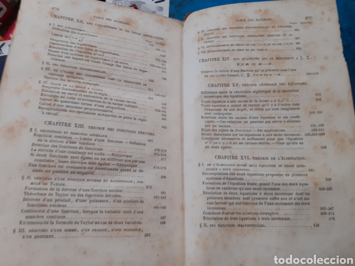 Libros: LE&Ccedil;ONS D&acute;ALGEBRE. Matem&aacute;ticas. A&ntilde;o 1854 - CIRODDE,P.L. - Foto 4