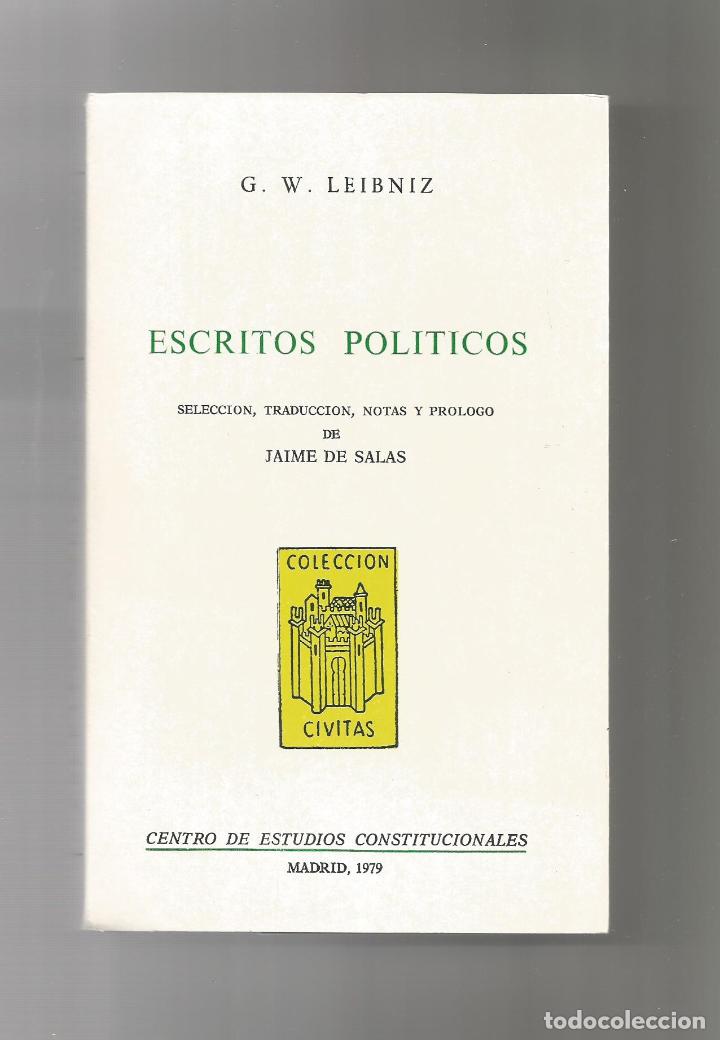 Libros: Escritos pol&iacute;ticos. - LEIBNIZ, G. W.: - Foto 1