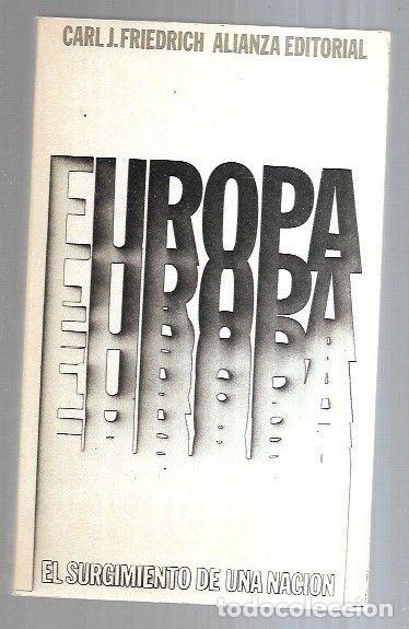 books: EUROPA: EL SURGIMIENTO DE UNA NACION - FRIEDRICH, CARL J.