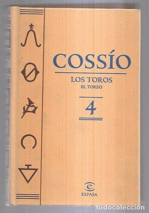 Libros: COSSIO. LOS TOROS 4: EL TOREO - COSSIO - Foto 1