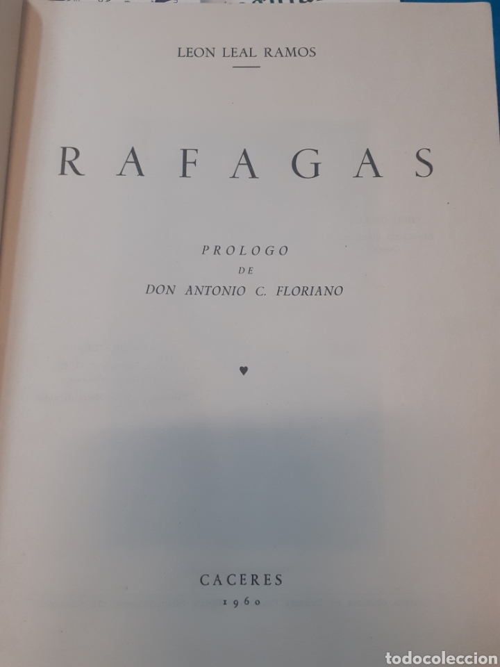 Libros: RAFAGAS - LEAL RAMOS,Leon - Foto 2