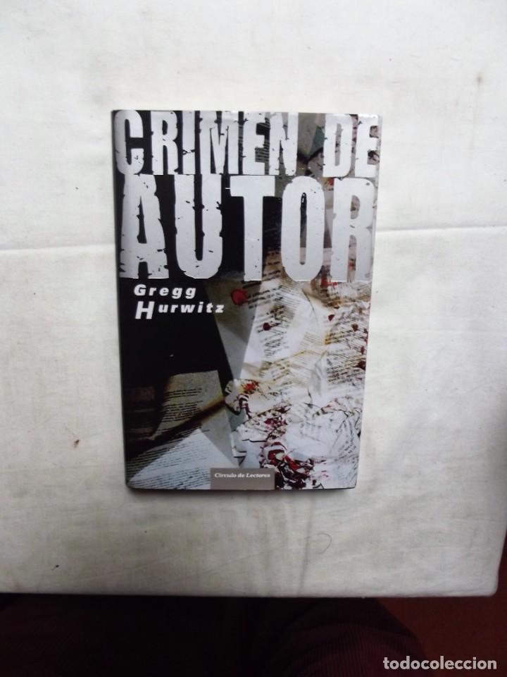 Libros: CRIMEN DE AUTOR DE GREGG HURWITZ - Foto 1