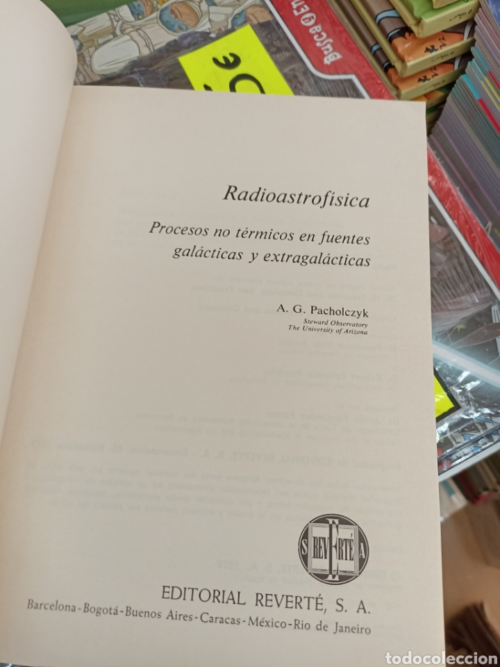 Libros: Radioastrofisica A. G. Pacholczyk, editorial Reverte - Foto 4