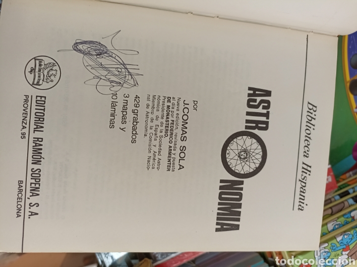 Libros: Biblioteca hispania &rdquo; Astronom&iacute;a &rdquo;editorial Ram&oacute;n Sopena - Foto 4