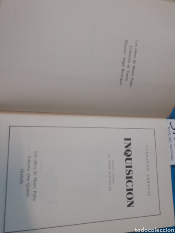 Libros: INQUISICION - ARRABAL,Fernando - Foto 3