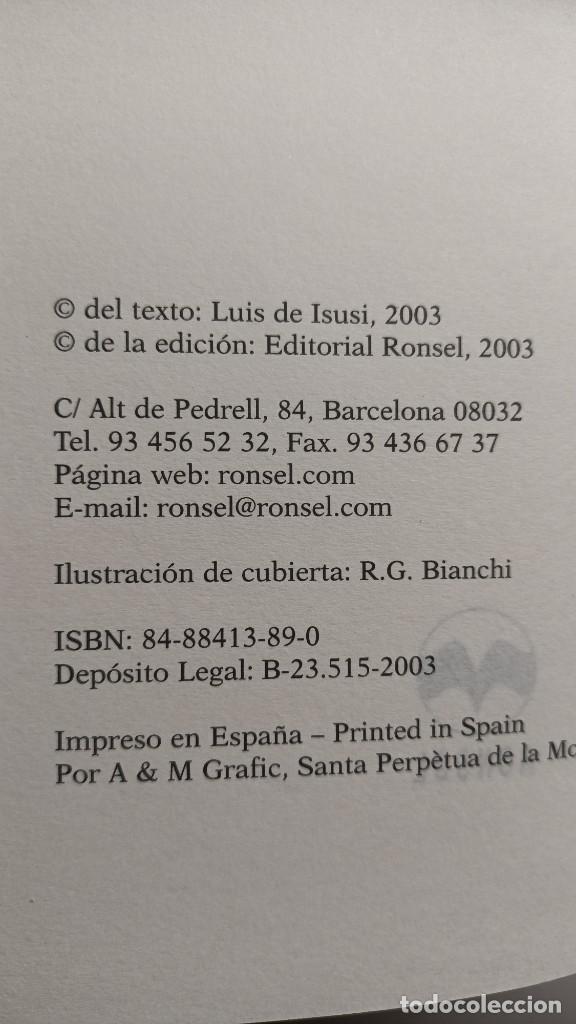Libros: ENIGMAS - LUIS DE ISUSI - RONSEL - 2003 - Foto 2