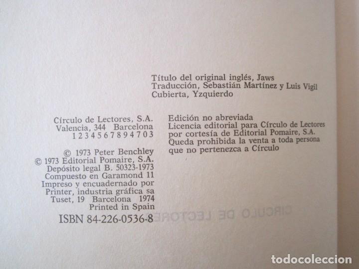 Libros: (32) LIBRO TIBURON DE PETER BENCHLEY - Foto 4