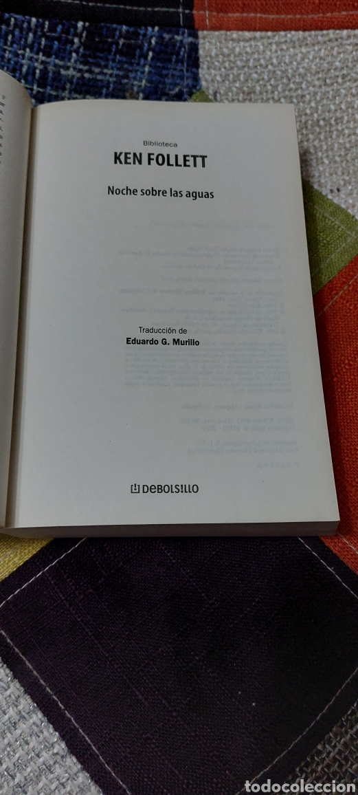 Libros: Libro Noche sobre las aguas -Ken Follett- (Lote A) - Foto 4