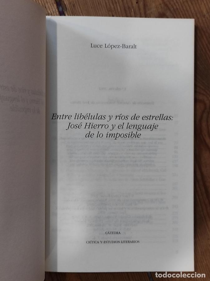 Libros: ENTRE LIB&Eacute;LULAS Y R&Iacute;OS DE ESTRELLAS - L&oacute;pez-Baralt, Luce - Foto 4