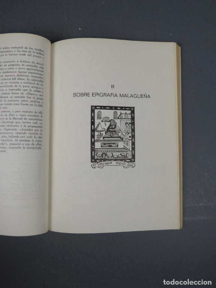 Libros: ESCRITOS MALAGUE&Ntilde;OS. MAPELLI, ENRIQUE. M&Aacute;LAGA 1983. DEDICADO - Foto 6