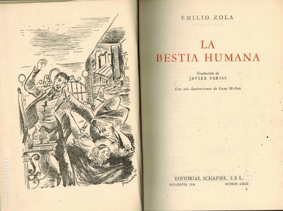 Libros: LA BESTIA HUMANA - Foto 1