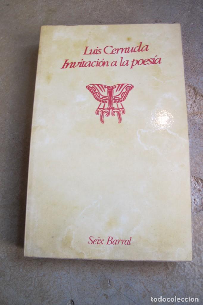 Libros: INVITACION A LA POESIA. LUIS CERNUDA - Foto 1