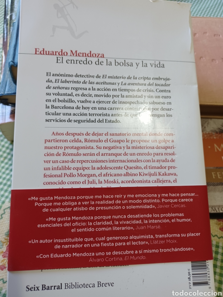 Libros: Barybook.137. El.Enredo de la bolsa y la vida Eduardo Mendoza - Foto 2