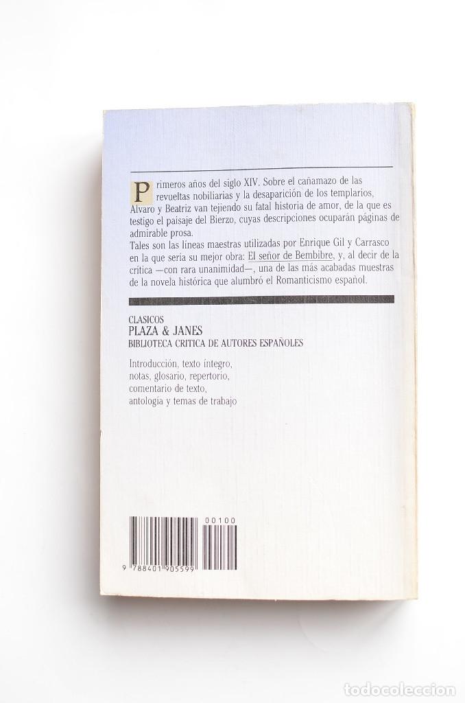 Libros: El se&ntilde;or de Bembibre - GIL CARRASCO, Enrique - Foto 3