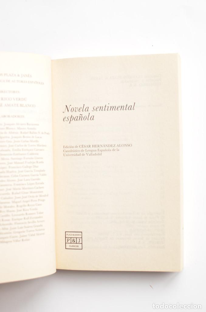 Libros: Novela sentimental espa&ntilde;ola - AUTORES VARIOS - Foto 2