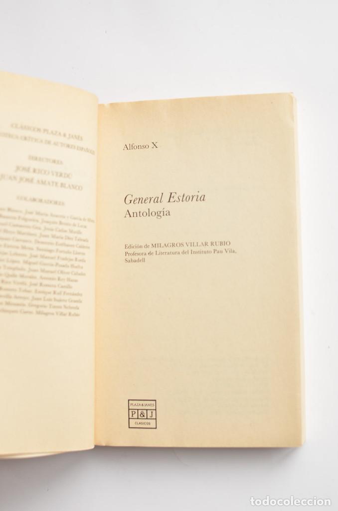 Libros: General Estoria (antolog&iacute;a) - ALFONSO X El Sabio - Foto 2