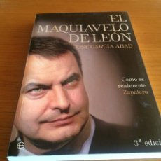 Libros: EL MAQUIAVELO DE LEÓN. JOSÉ GARCÍA ABAD