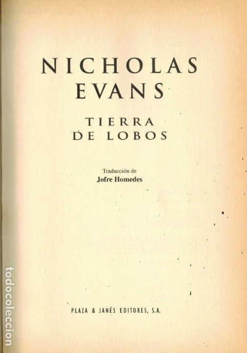 Libros: TIERRA DE LOBOS - Foto 1