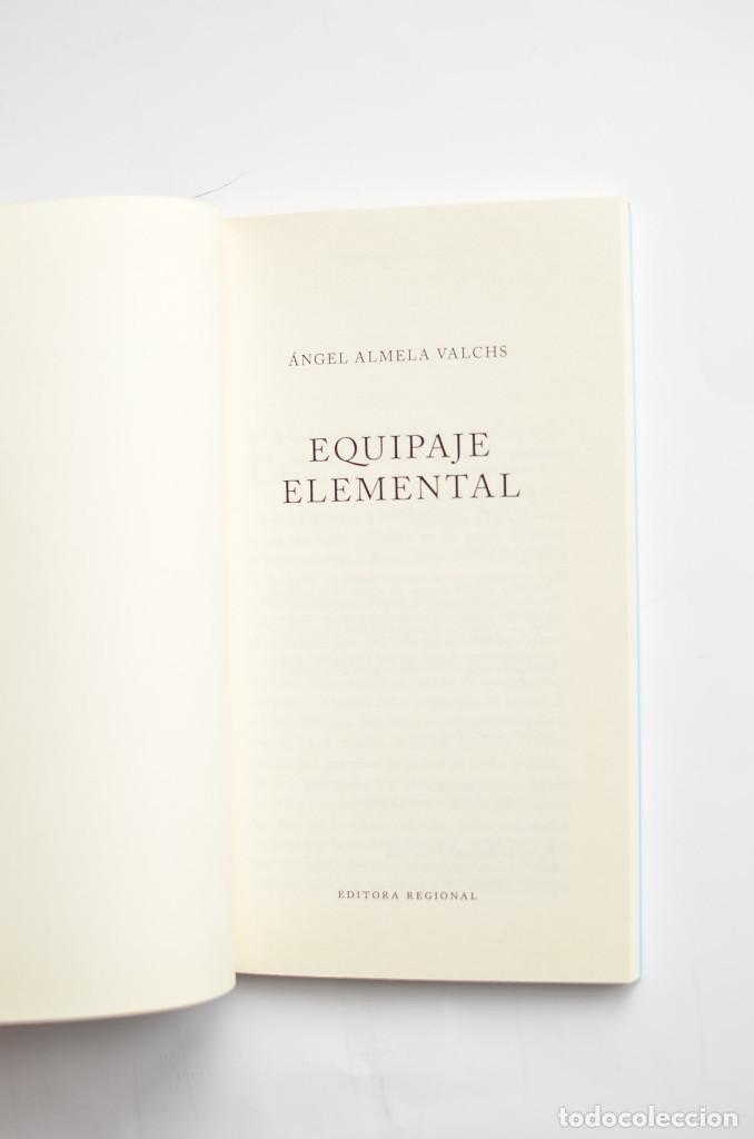 Libros: Equipaje elemental - ALMELA VALCHS, &Aacute;ngel - Foto 2