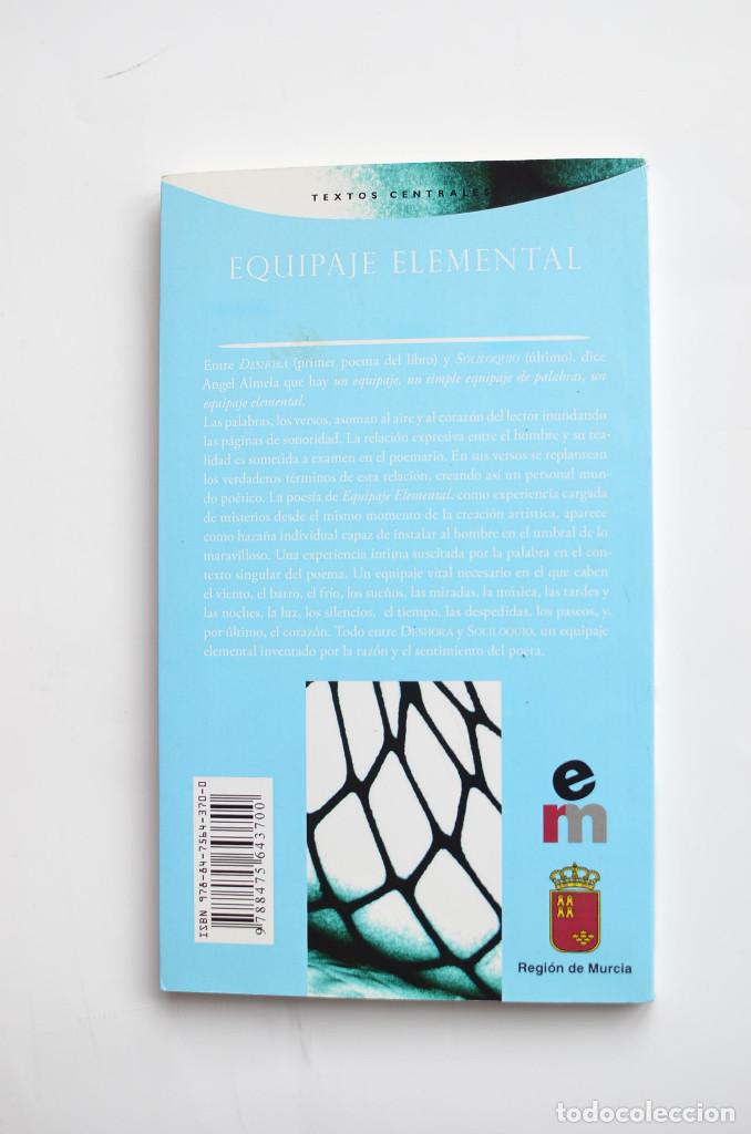 Libros: Equipaje elemental - ALMELA VALCHS, &Aacute;ngel - Foto 4